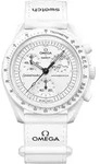 Swatch x Omega Bioceramic Moonswatch Mission To Moonphase Snoopy | SO33W700