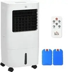 HOMCOM 3 in 1 Luftk&uuml;hler mit Luftbefeuchtung Wasserk&uuml;hlung 15L Ventilator - Wei&szlig;