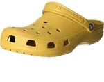Crocs Classic Clog Uni, Gelb, mit leichtem und wasserabweisendem Material