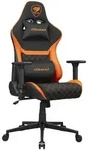 COUGAR Gaming-Stuhl Armor One V2 F, PVC/Stoff,Schwarz/Orange - Schwarz