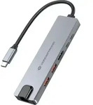 Conceptronic DONN29G 6-in-1 Docking Station - Grau