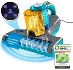 CLEANmaxx Milben-Handstaubsauger mit UV-C-Licht 450W grau/blau