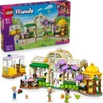 LEGO Friends Pflanzencaf&eacute; und Blumenkiosk - Spielset mit 4 Mini-Puppen, Katzenfigur,