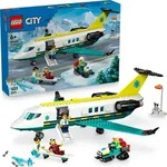 LEGO City Notfallrettungsflugzeug &ndash; Set mit Flieger, Schneemobil und 4