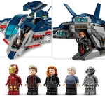 LEGO Marvel Avengers: Age of Ultron Quinjet &ndash; Superhelden Spielzeug Flugzeug mit