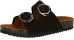 Damen Pantolette 9-27403-44-008 BLACK NUBUC von CAPRICE von Gr&ouml;&szlig;e 37 bis 42 -