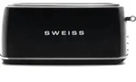 SWEISS Vintage Toaster GRV9 Schwarz - Schwarz