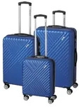 Paradise by CHECK.IN Kingston - 4-Rollen-Trolley Set 3tlg. (blau) - Blau
