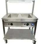Bain Marie Wagen BT-2 f&uuml;r 2x 1/1 GN, 30-90&deg;C, B 904 x T 704 x H 850 mm