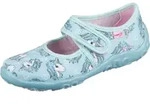 Superfit M&auml;dchen Hausschuh Ballerina EUR 34 - Hellblau - 34