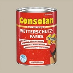 Consolan Wetterschutz-Farbe 0,75 L delfingrau - Grau