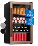 Klarstein XXL Mini K&uuml;hlschrank mit Glast&uuml;r & LED, Mini-K&uuml;hlschrank f&uuml;r...