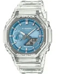 G-SHOCK Casio G-SHOCK Octagon Herrenuhr Casio-GA-2100BM-7A2ER - Blau