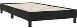 vidaXL Bettgestell ohne Matratze Schwarz 100x210 cm Samt - Schwarz