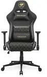 COUGAR Gaming-Stuhl Armor One V2 Gold F, PVC/Stoff, Schwarz, Universal-Gamingstuhl,