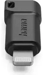 Hama 00201734, Lightning, USB C, M&auml;nnlich, Weiblich, Schwarz, Gerade - Schwarz