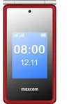 MaxCom Comfort MM835, Klapphandy, Dual-SIM, 8,89 cm (3.5"), 0,3 MP, 1400 mAh, Rot -