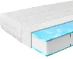 BeCo Duo Gel Comfort, 20 cm, 180 x 200 cm, H3, Komfortschaum mit Gelschaum-Auflage,
