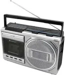 Soundmaster RR20SI, 3 W, FM, MW, SW, 3,5 mm, Schwarz, Silber, Alkali, 230 V -