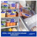 sistema Frischhaltedosen Set KLIP IT PLUS 3 x 180 ml blau - Transparent