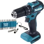 Makita DHP 483 Z Akku Schlagbohrschrauber 18 V 40 Nm Brushless + 22 tlg. Bit Set -