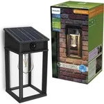 Philips Wandleuchten Geri EU,, Schwarz, Metall, Kunststoff, IP44, III, Modern,