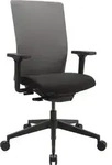 B&uuml;rodrehstuhl Synchr.-M.schwarz/grau 420-540mm m.Lehnen Trgf.110kg - Schwarz/Grau
