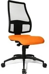 Topstar B&uuml;rostuhl Syncro Net, SN100 T34 Stoff orange, Gestell schwarz - Orange