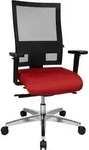 Topstar B&uuml;rostuhl Sitness 60, PS69BH W51 rot, schwarz, alu Stoff - Rot