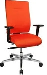Topstar B&uuml;rostuhl Sitness 70, PS79BH W54 Stoff orange, Gestell alu - Orange