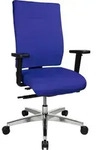 Topstar B&uuml;rostuhl Sitness 70, PS79BH W56 Stoff blau, Gestell alu - Blau