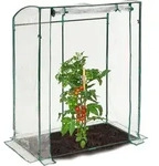 Relaxdays Tomatengew&auml;chshaus, PVC-Folie, HBT: 170 x 130 x 75 cm, begehbares