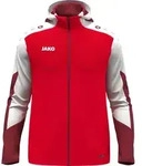 JAKO Kapuzenjacke Dynamic 116 rot/wei&szlig;/dunkelrot - Rot - 116