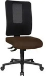 Topstar B&uuml;rostuhl Open X (N), OX1000 G080 dunkelbraun, schwarz, schwarz Stoff -