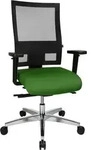 Topstar B&uuml;rostuhl Sitness 60, PS69BH W55 gr&uuml;n, schwarz, alu Stoff - Gr&uuml;n