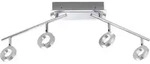 SILEDA Paul Neuhaus Deckenleuchte, aluminium matt 4xLED-Board 6W 3000K Badleuchte,