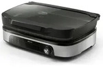 Philips Tischgrill, Schwarz, Edelstahl, Aluminium, Polycarbonat (PC), Polypropylen