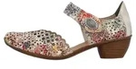 Sandalen mit Absatz aus Leder - Beige - 36