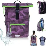 Rucksack Plane Time Bag 24 L Kurierrucksack Roll-Top Damen M&auml;dchen...