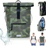 Rucksack Plane Time Bag 24 L Kurierrucksack Roll-Top Herren Jungen Geheimfach