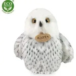 RAPPA Plschvogel Eule/Schneeeule 18 cm ECO-FRIENDLY