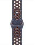 40mm Blue Flame Nike Sport Band - S/M - Blau/Orange