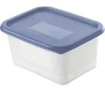 Rotho Gefrierdosen-Set Domino 4 x 0,75 l horizon blau - Blau