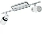 EGLO LED Deckenlampe Davida, 2 flammige Deckenleuchte, Deckenspot aus Metall in