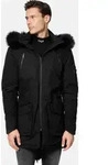 Harvey Herren Parka hochschlie&szlig;ender Kragen Schwarz XL - Schwarz - XL