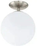 EGLO Deckenlampe Rondo, runde Deckenleuchte, Deckenbeleuchtung Glaskugel, Kugel Lampe