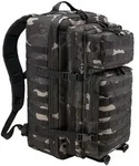 Brandit Rucksack US Cooper Patch Medium (Dark Camou) - Schwarz