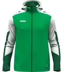 Jako Dynamic Trainingsjacke mit Kapuze Kinder gr&uuml;n wei&szlig; dunkelgr&uuml;n Gr 116 - Gr&uuml;n