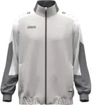 JAKO Unisex Webjacke Dynamic - 9870, Farbe:hellgrau/wei&szlig;/grau, Gr&ouml;&szlig;e:S - Grau - S