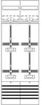 Striebel Komplettfeld 4 Z&auml;hler DF29C4 best&uuml;ckt und vorverdrahtet 1350mm BH5